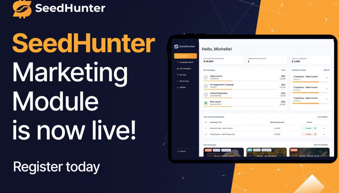 SeedHunter Marketing Module is now live!